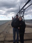Mom and me on the South Haven pier